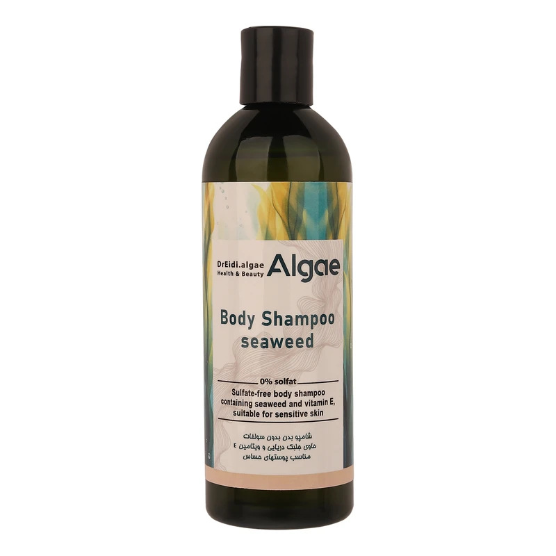 شامپو بدن دکتر عیدی آلگا مدل Seaweed با رایحه خنک مناسب برای پوست حساس حجم 300 میلی‌لیتر